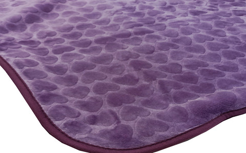 پتو تیسا قلبی بنفش + کیفیت بالا و منحصر به فرد